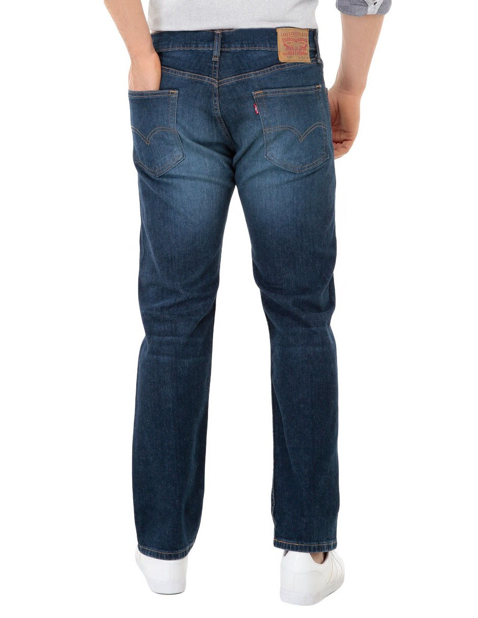 Jeans slim lavado deslavado para hombre 2