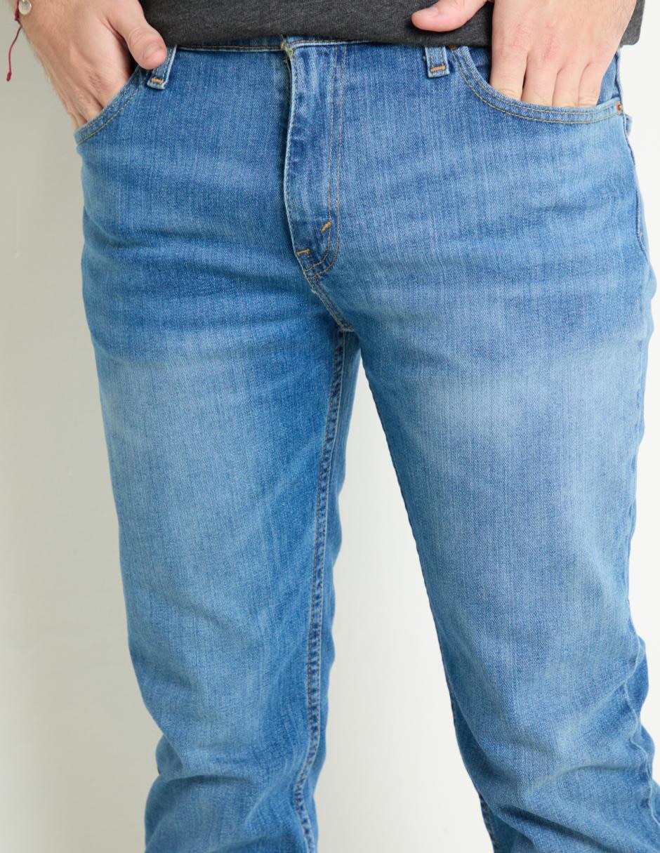 Jeans slim 511 lavado stone wash para hombre 4