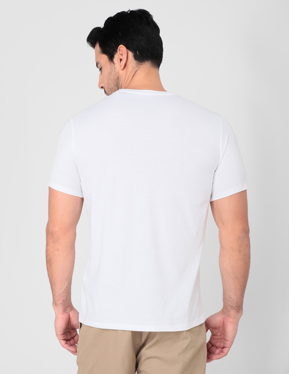 Playera cuello redondo para hombre 2