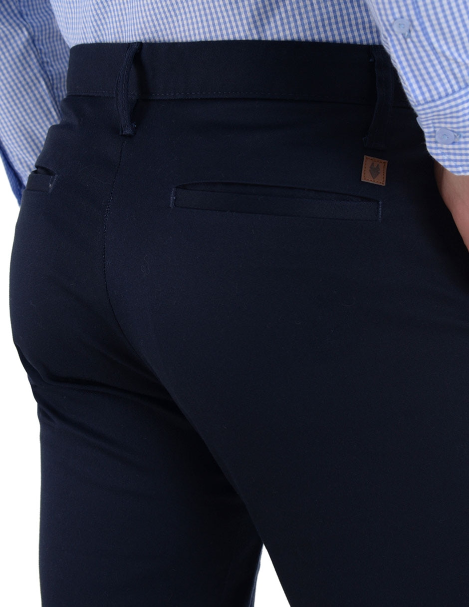 Pantalón casual chino slim para hombre 4