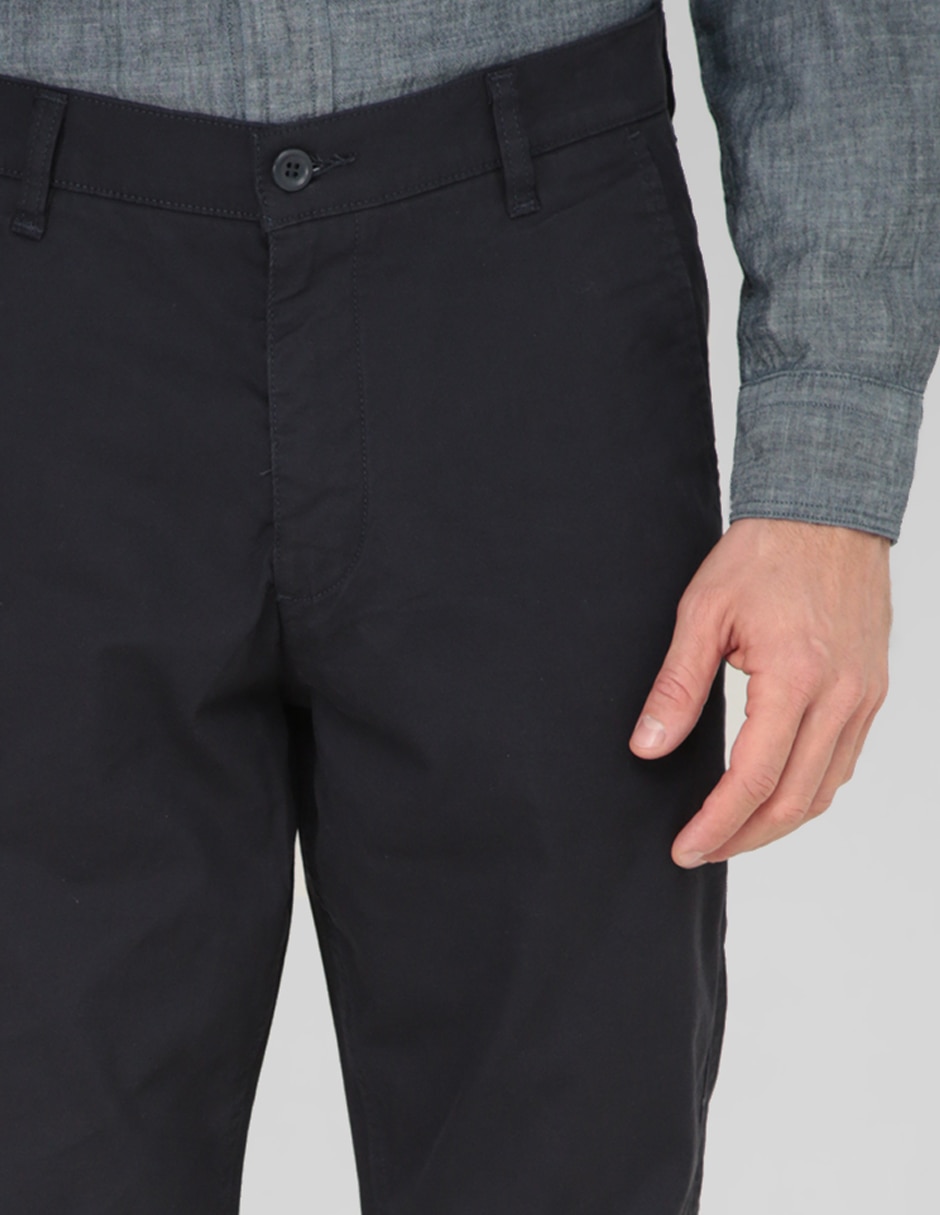 Pantalón chino slim de algodón para hombre 2