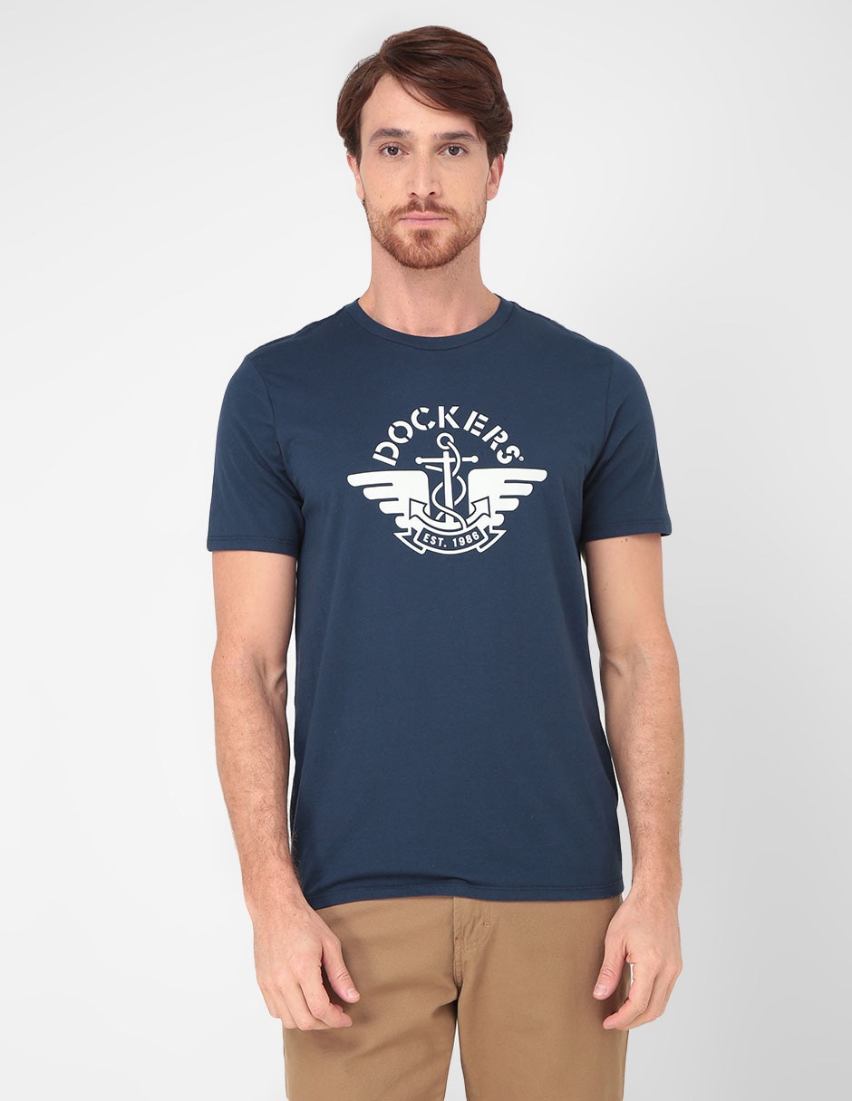 Playera cuello redondo para hombre 1