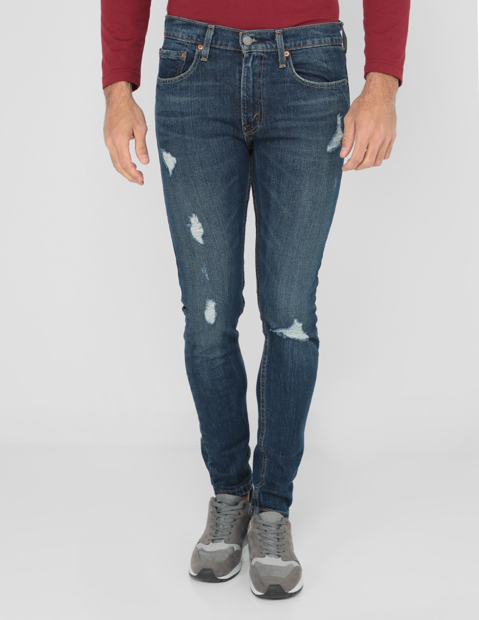 Jeans slim Levi´s lavado destruido para hombre