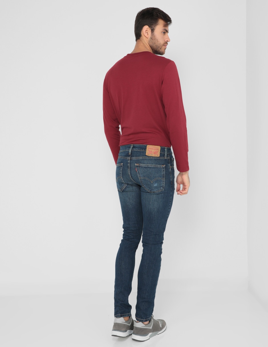 Jeans slim Levi´s lavado destruido para hombre