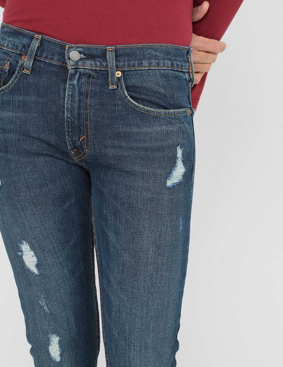 Jeans slim Levi´s lavado destruido para hombre