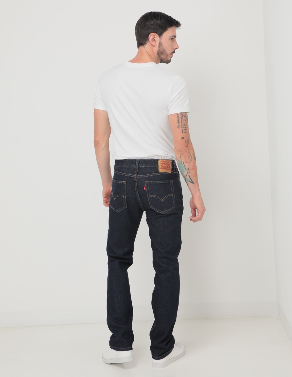 Jeans straight 514 lavado obscuro para hombre
