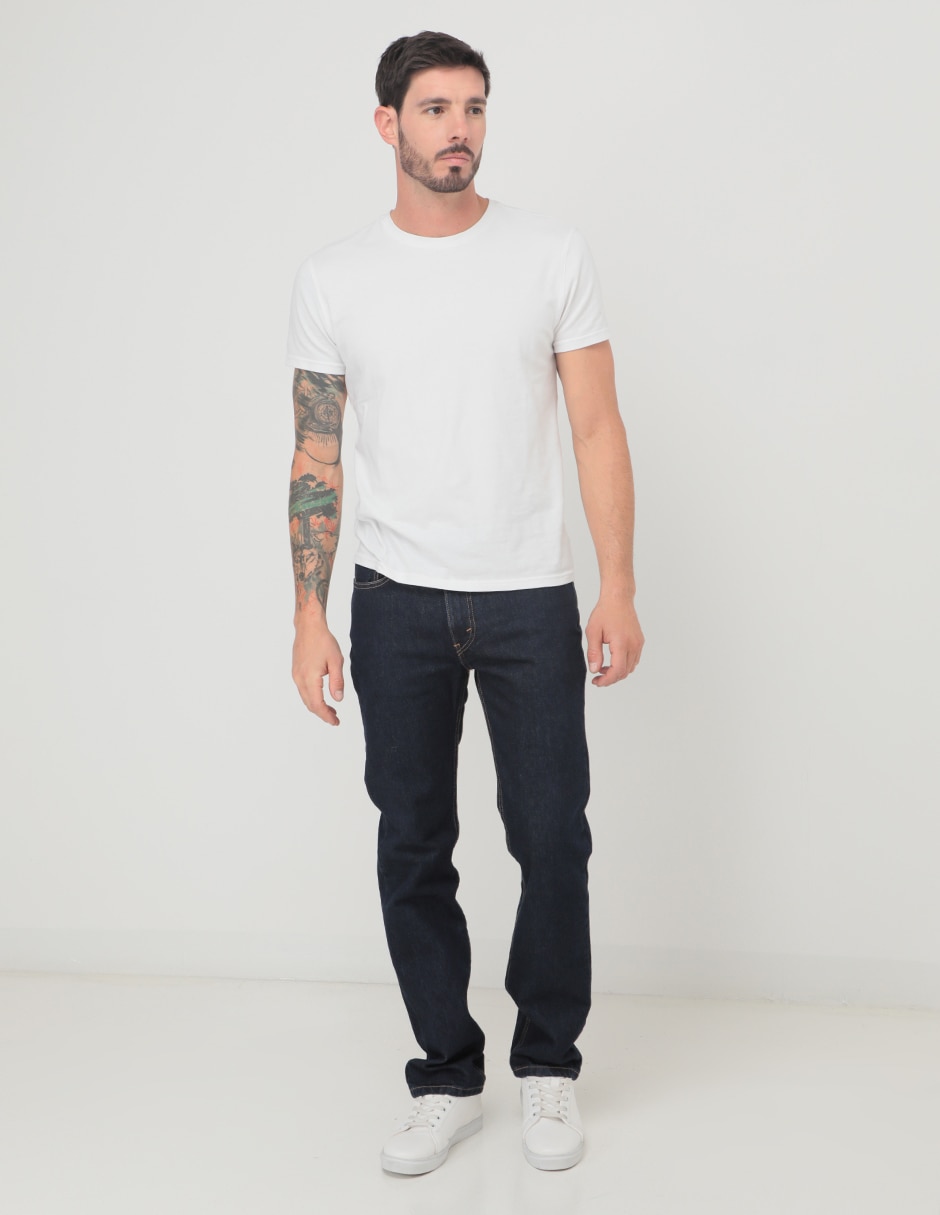 Jeans straight 514 lavado obscuro para hombre