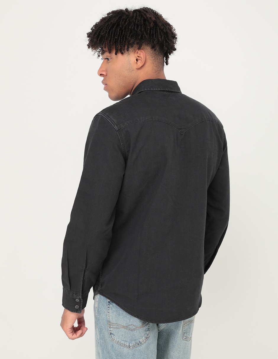Camisa casual Levi's de algodón manga larga para hombre