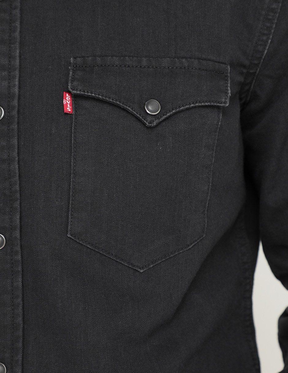 Camisa casual Levi's de algodón manga larga para hombre