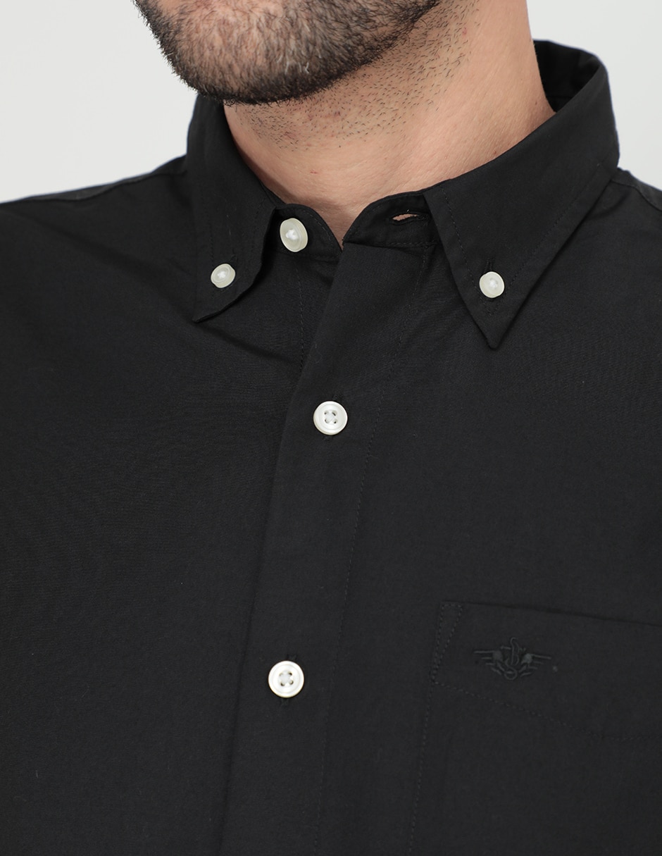Camisa casual de algodón manga larga para hombre 2