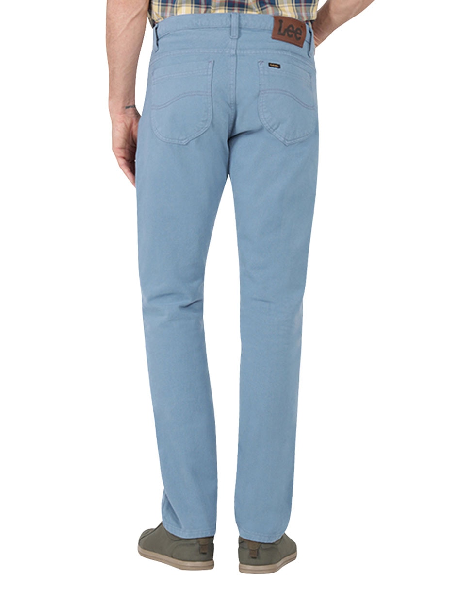 Jeans slim lavado claro para hombre 2
