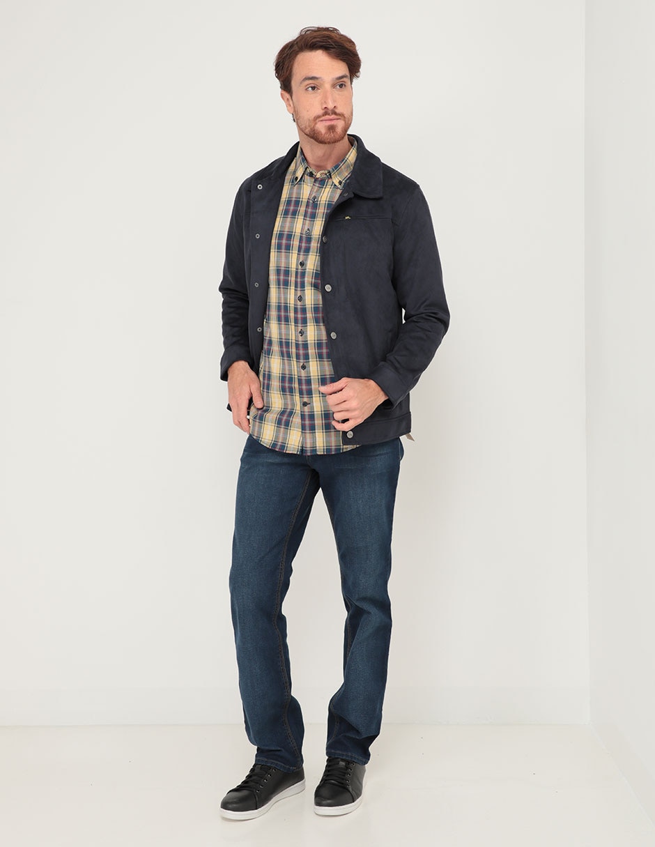 Jeans slim Lee lavado whisker para hombre