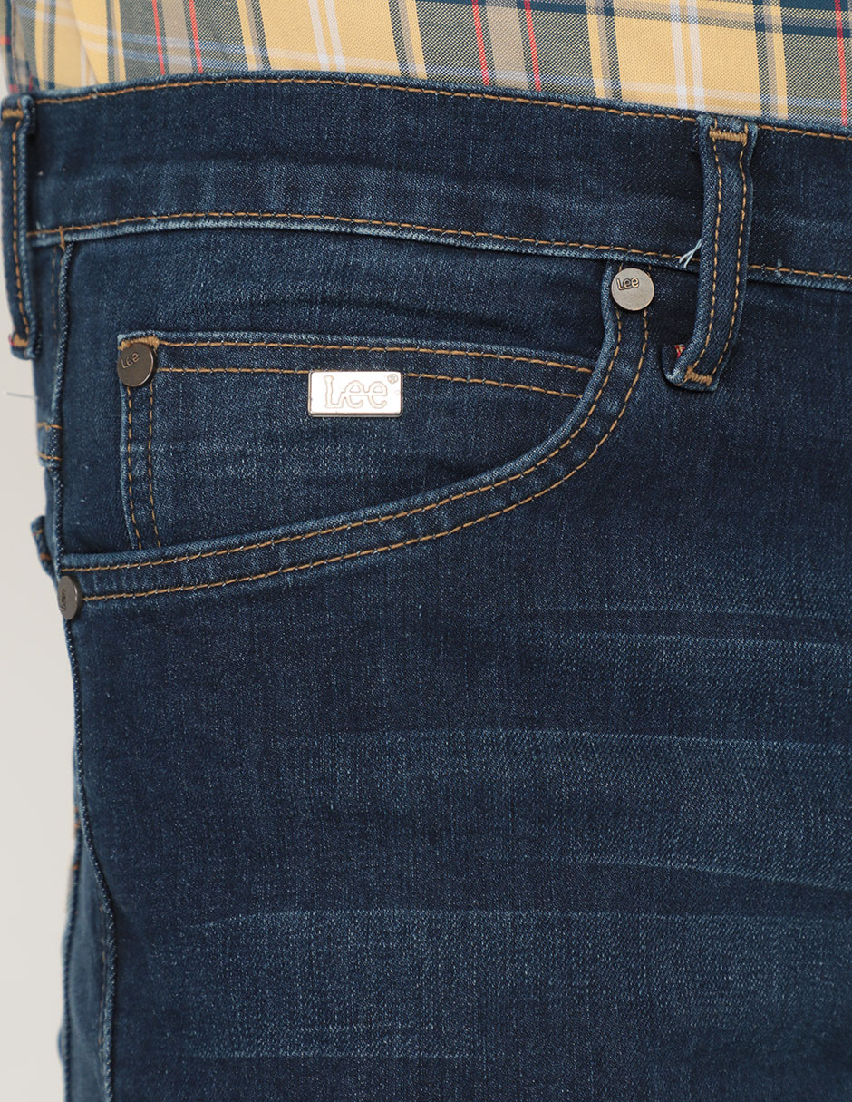 Jeans slim Lee lavado whisker para hombre