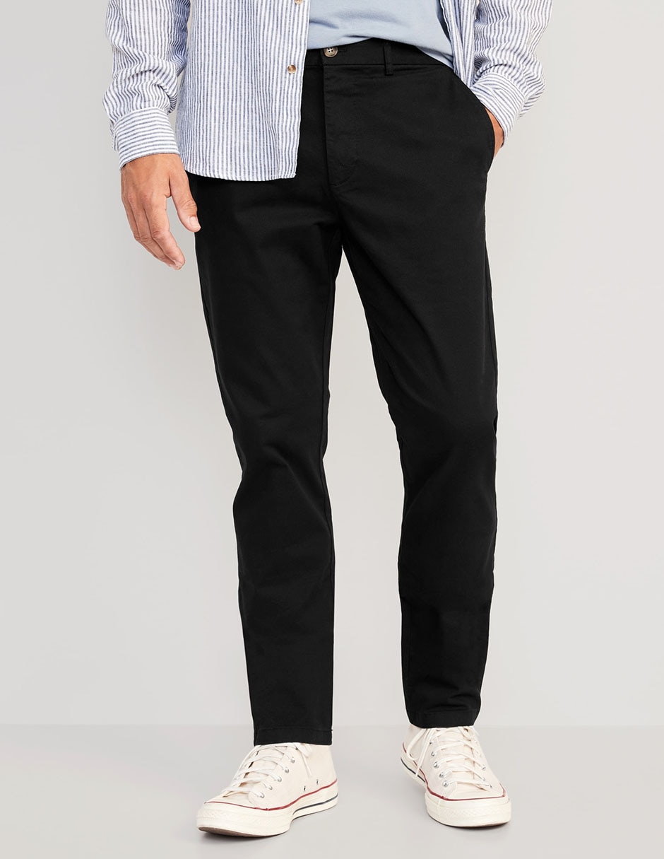 Pantalón chino slim de gabardina para hombre Pantalón chino slim de gabardina para hombre