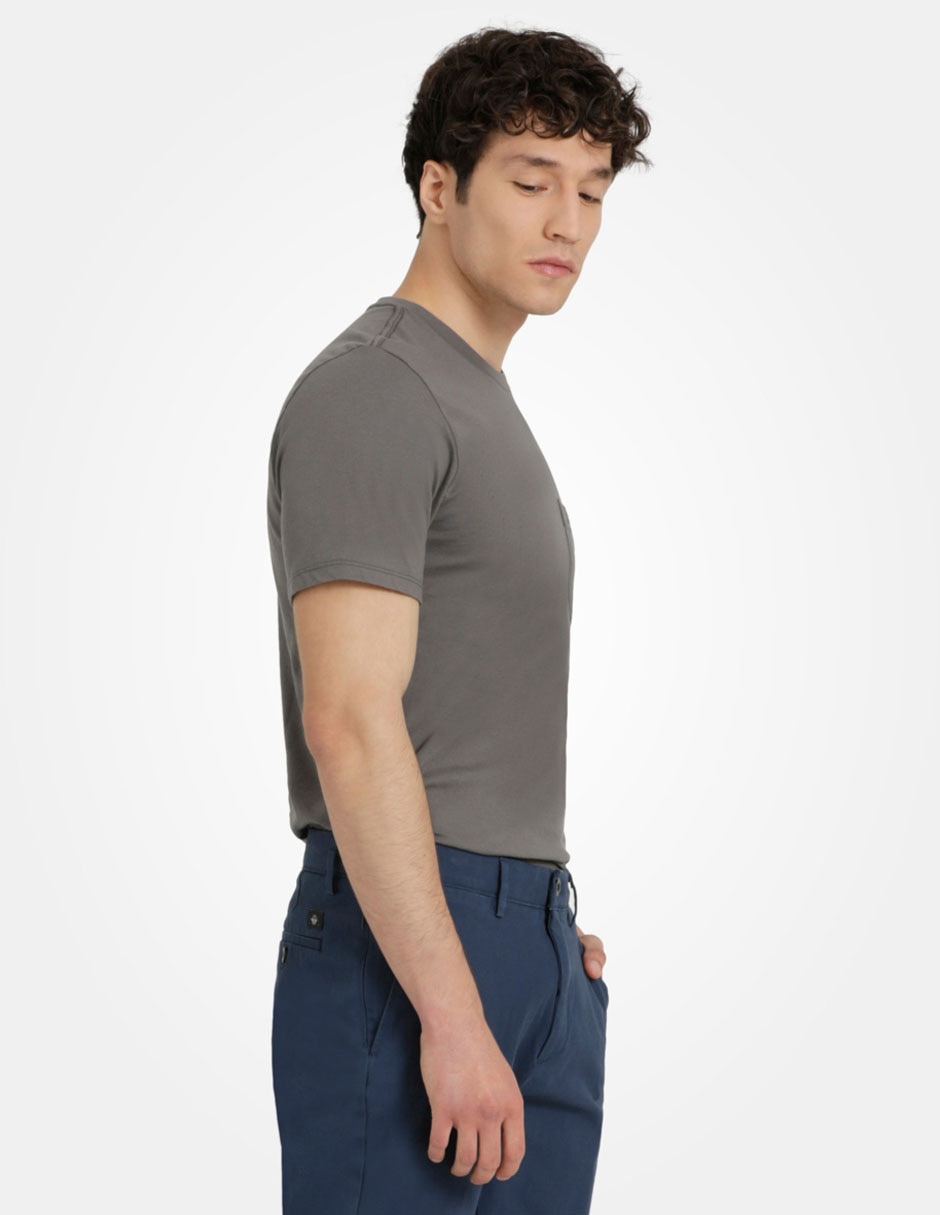 Playera cuello redondo para hombre 4