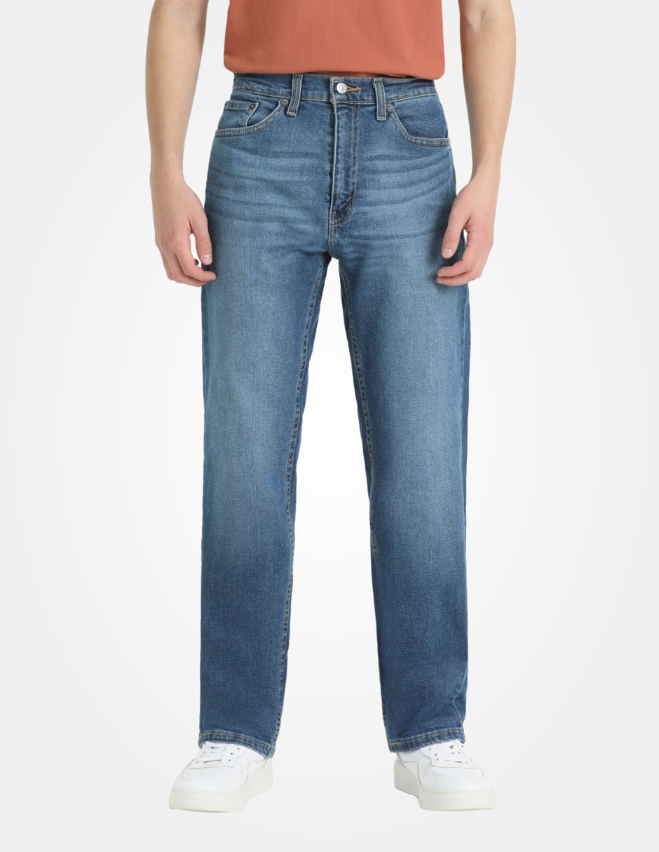 Jeans straight 505 lavado whisker para hombre