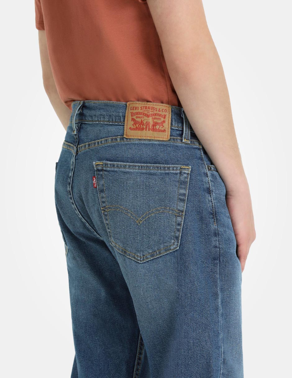 Jeans straight 505 lavado whisker para hombre