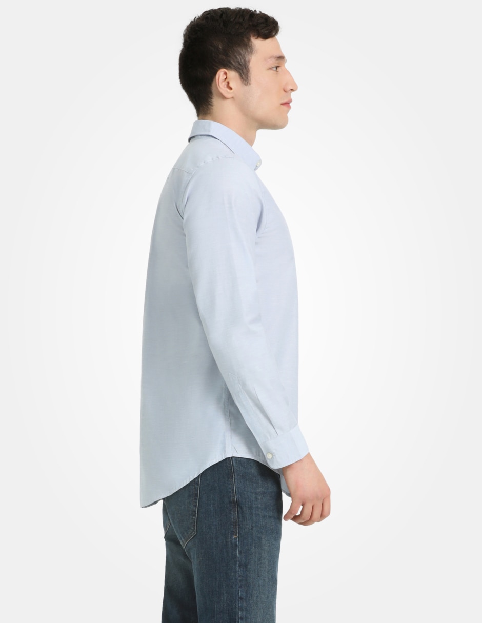 Camisa formal Dockers de algodón manga larga para hombre