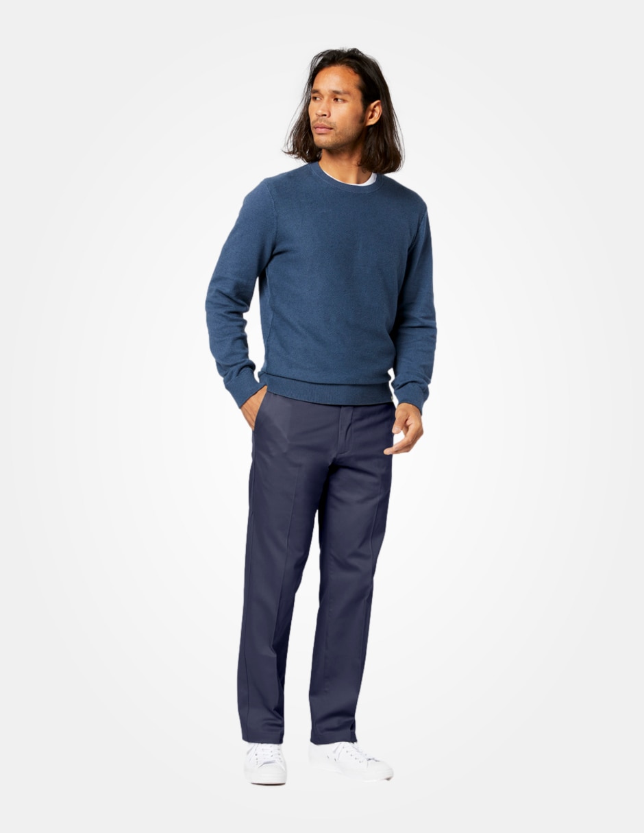 Pantalón recto Dockers de algodón para hombre