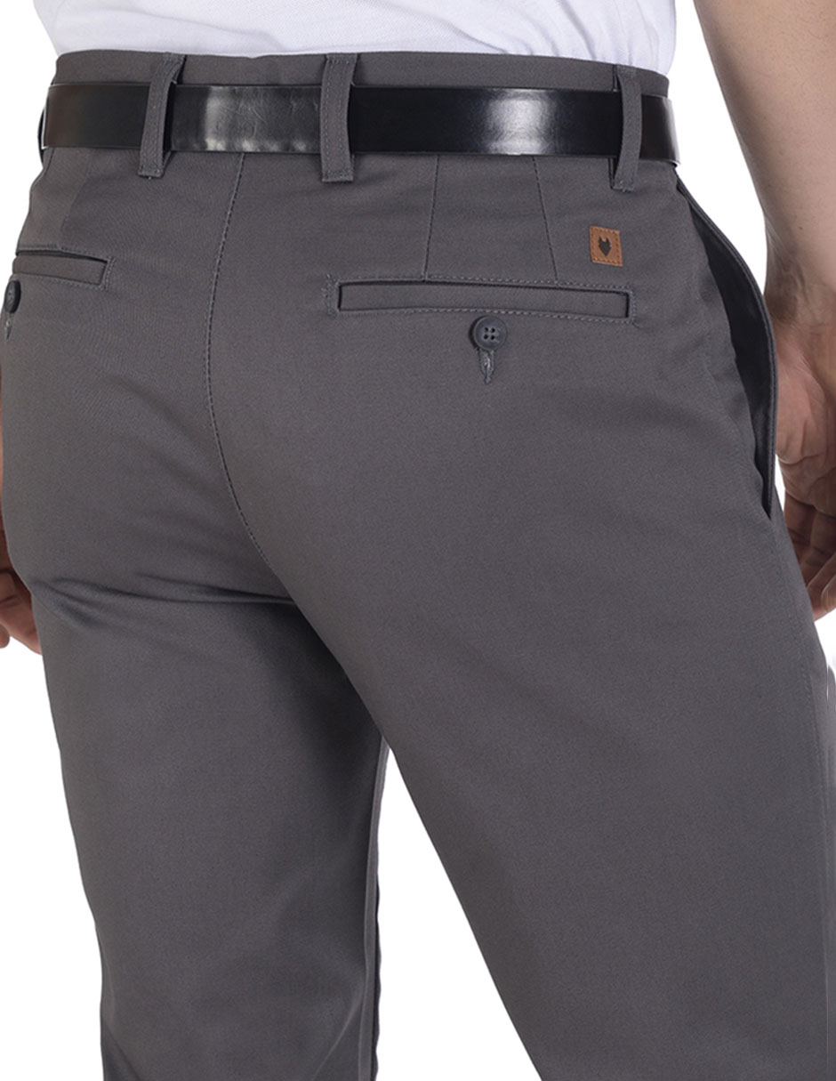 Pantalón straight de algodón para hombre 4