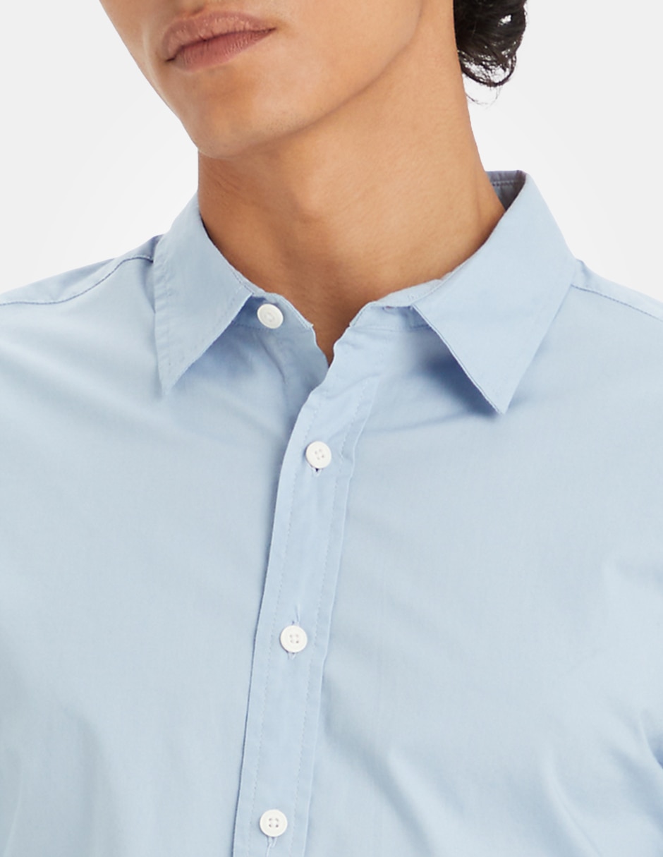 Camisa casual manga larga para hombre