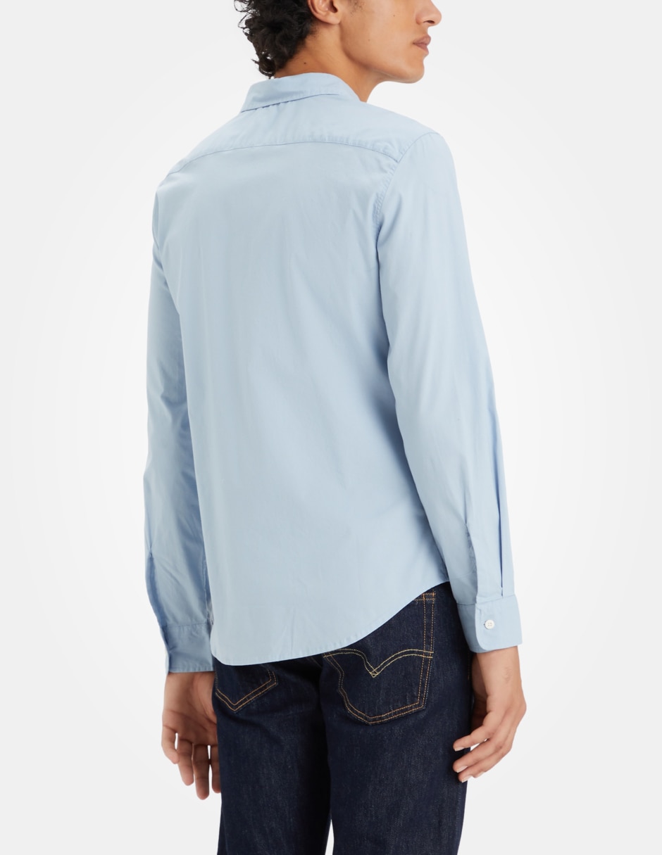 Camisa casual manga larga para hombre