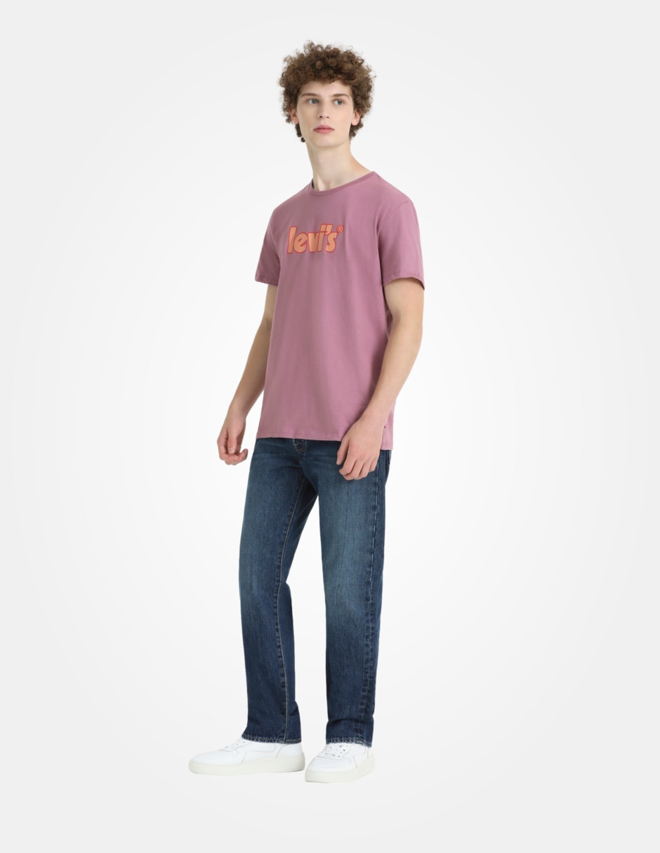 Jeans straight 501 deslavado para hombre 2
