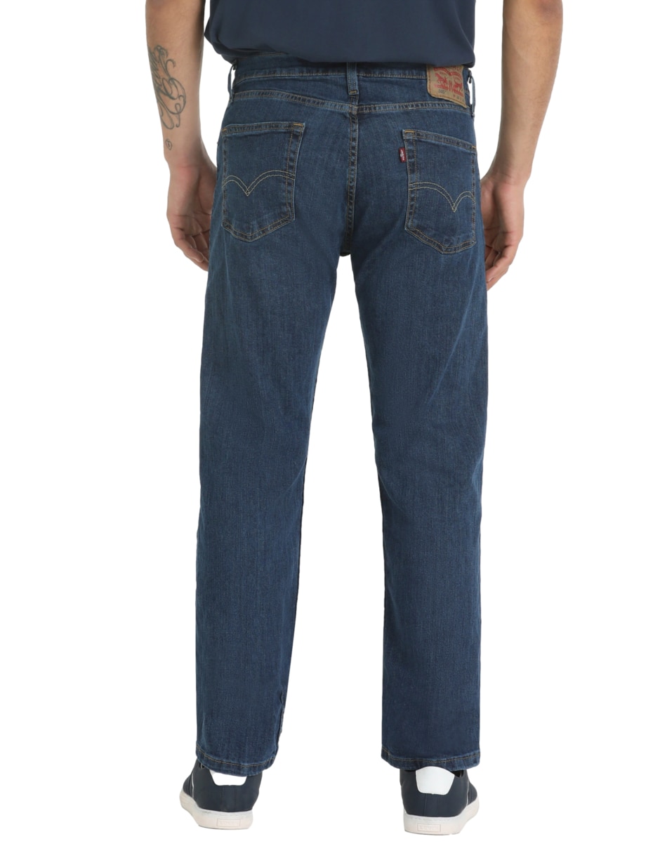 Jeans straight 505 lavado rinse para hombre 7