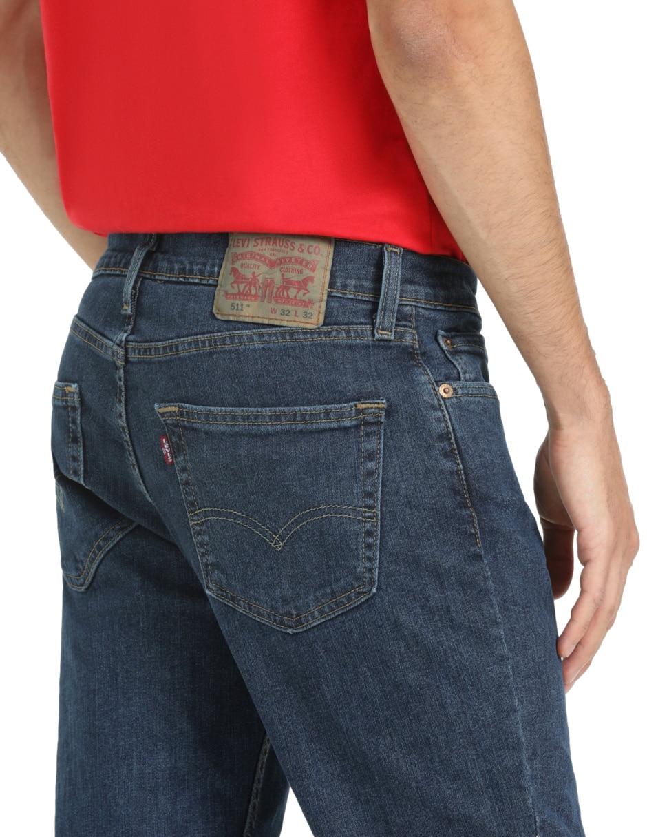 Jeans slim Levi´s 511 lavado whisker para hombre