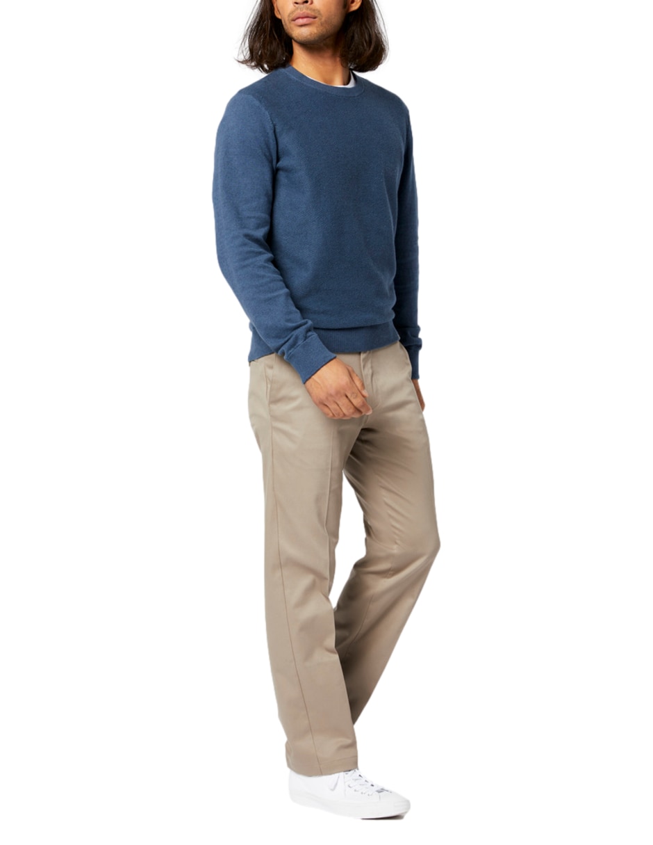 Pantalón straight de algodón para hombre 4