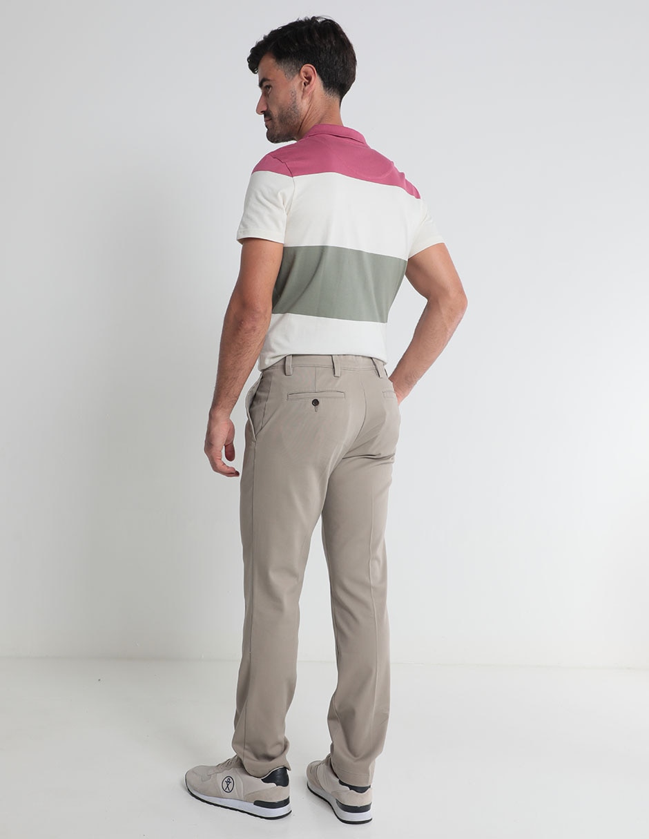 Pantalón straight de algodón para hombre 2