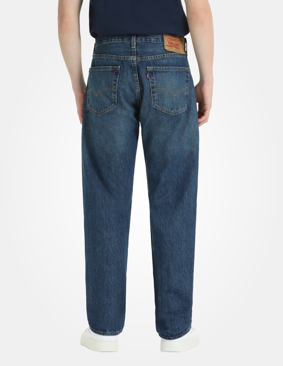 Jeans straight 501 lavado whisker para hombre 6