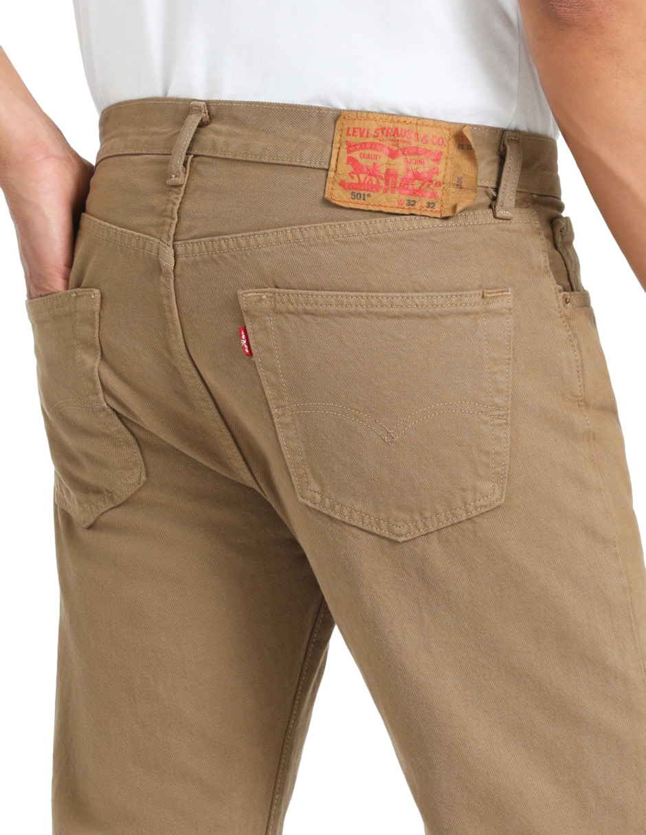 Jeans straight Levi´s 501 lavado medio para hombre