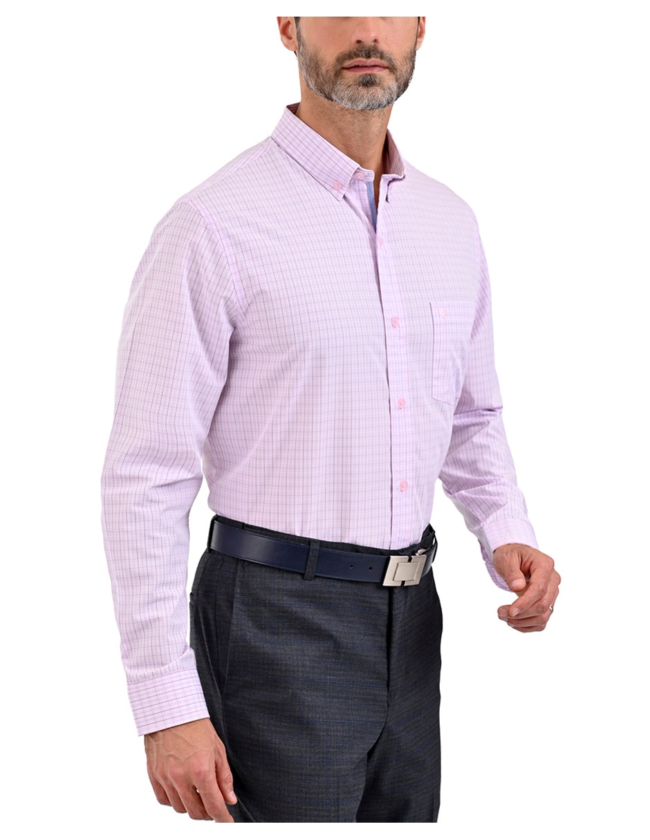 Camisa casual manga larga para hombre 3