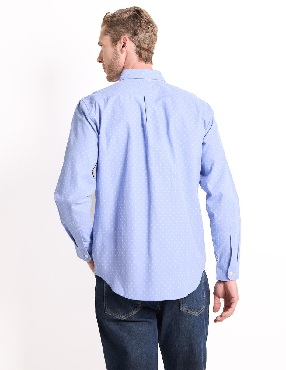 Camisa business casual Dockers de algodón manga larga para hombre