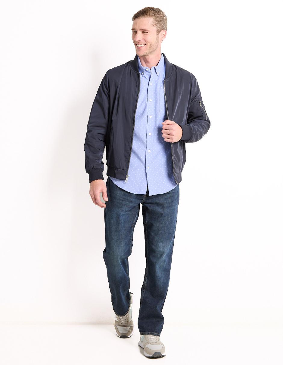 Camisa business casual Dockers de algodón manga larga para hombre