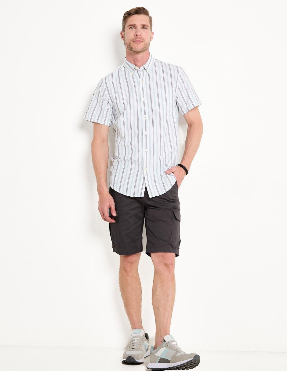 Camisa casual Dockers de algodón manga corta para hombre
