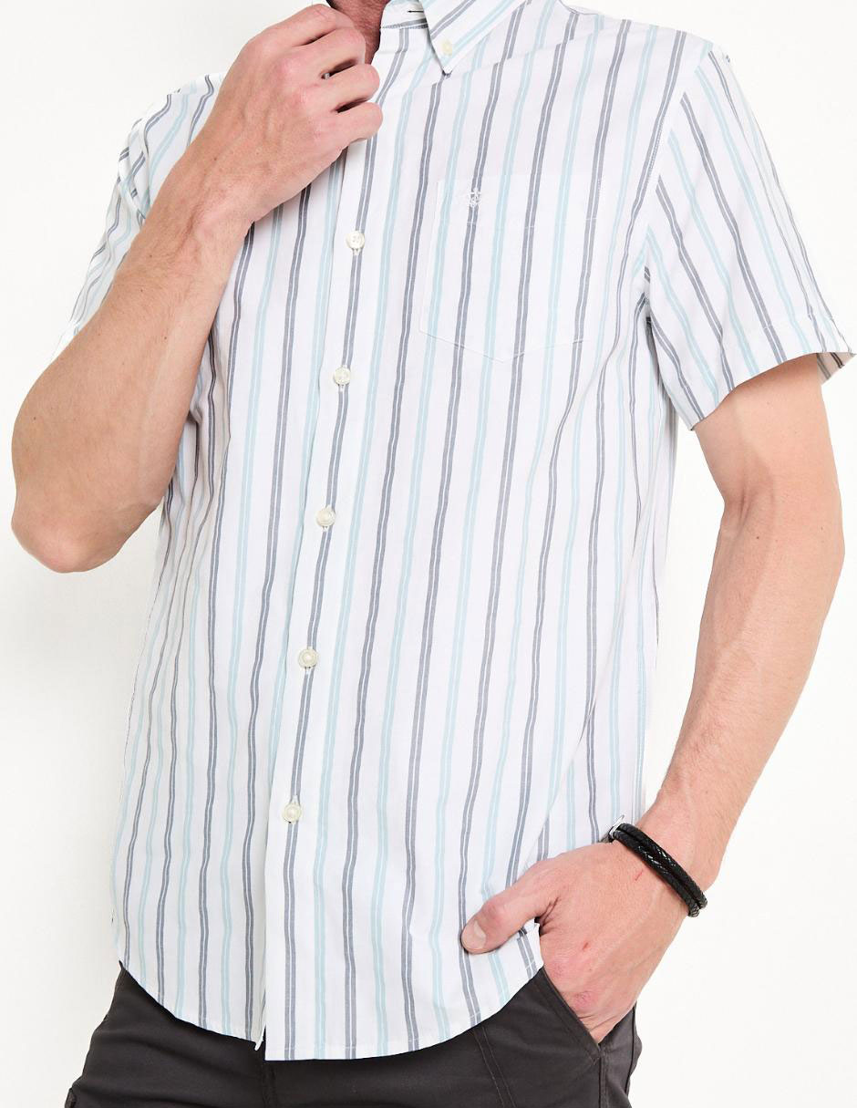 Camisa casual Dockers de algodón manga corta para hombre