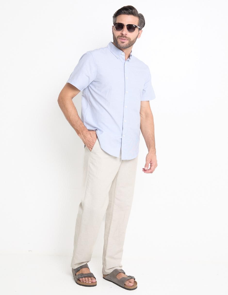 Camisa casual Dockers de algodón manga corta para hombre