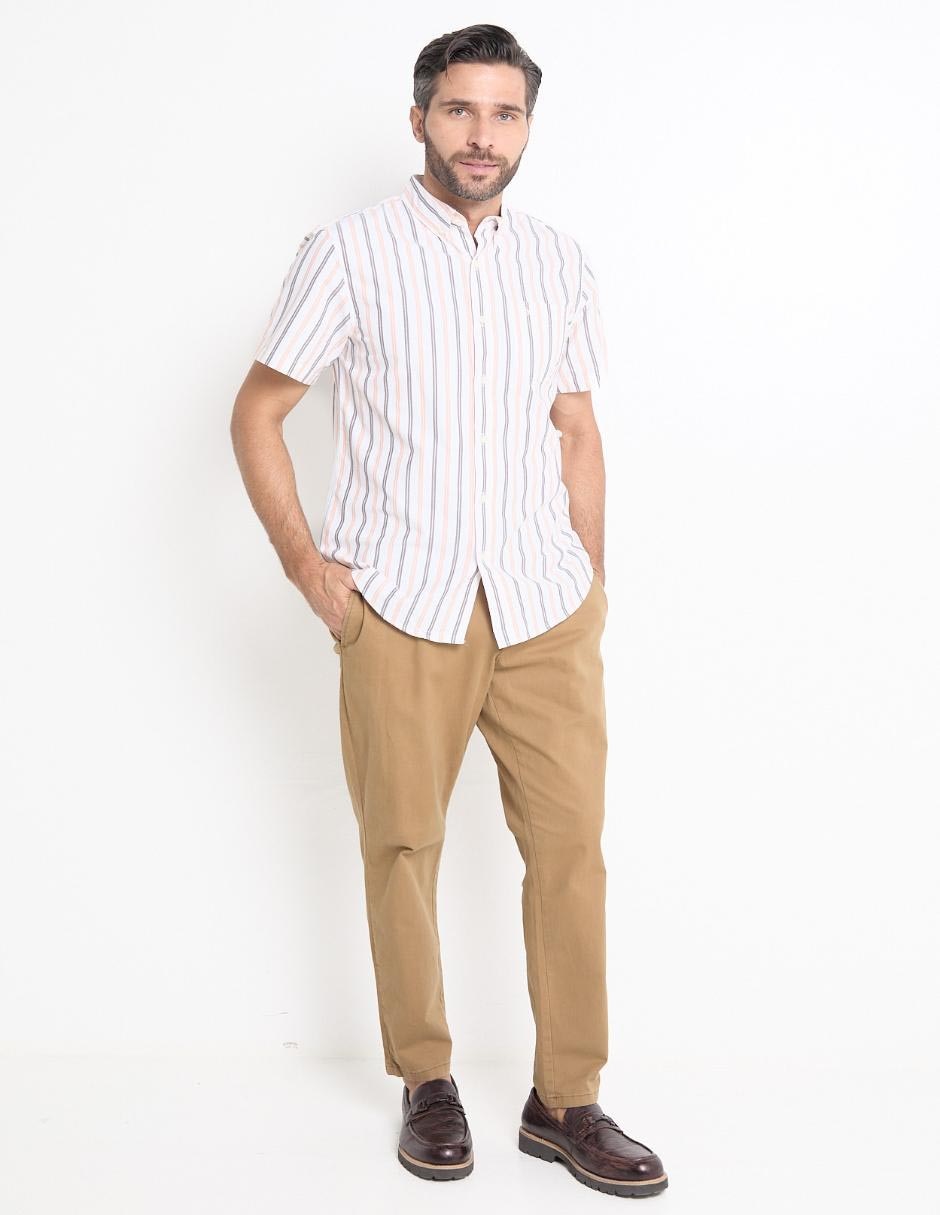 Camisa casual Dockers de algodón manga corta para hombre