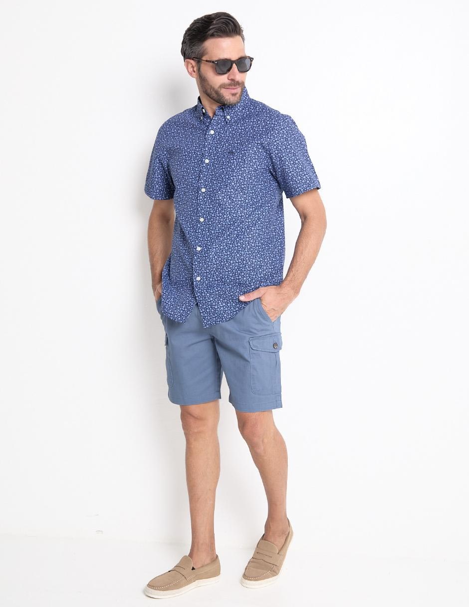 Camisa casual Dockers de algodón manga corta para hombre