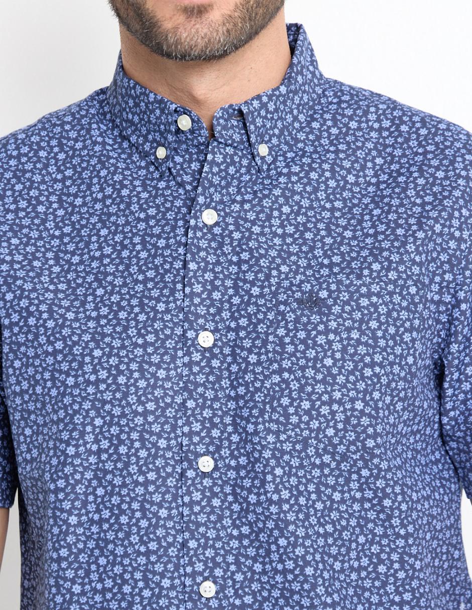 Camisa casual Dockers de algodón manga corta para hombre