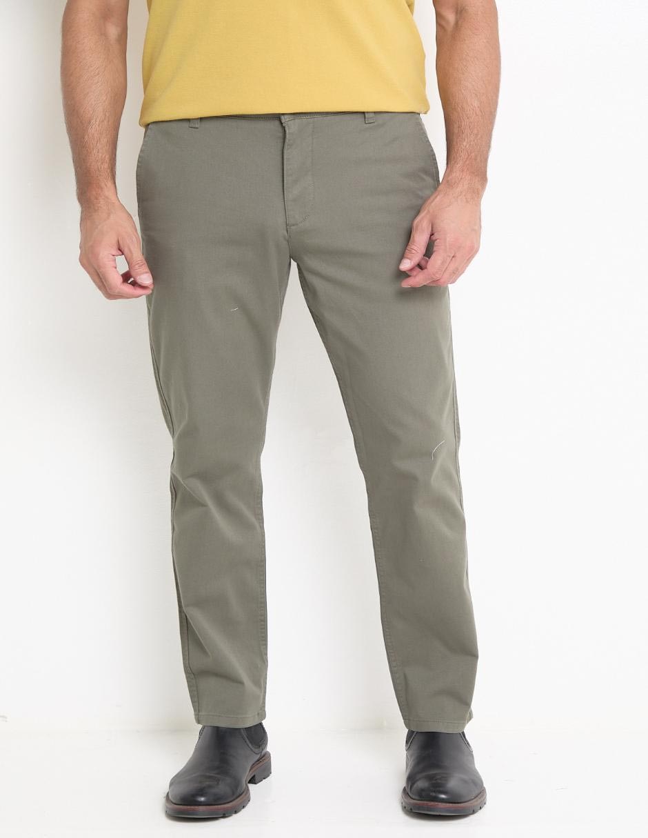 Pantalón straight de algodón para hombre Pantalón straight de algodón para hombre