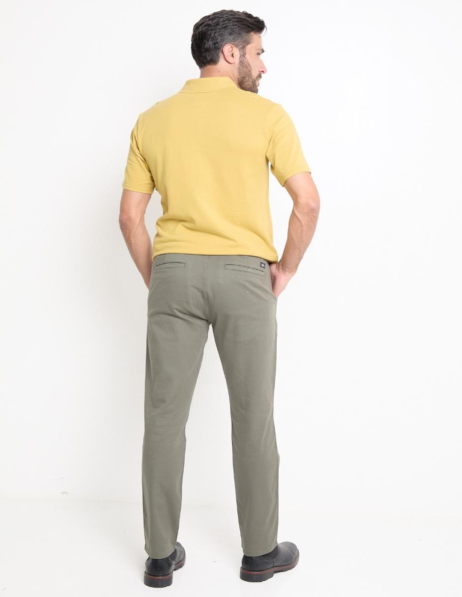 Pantalón straight de algodón para hombre 2