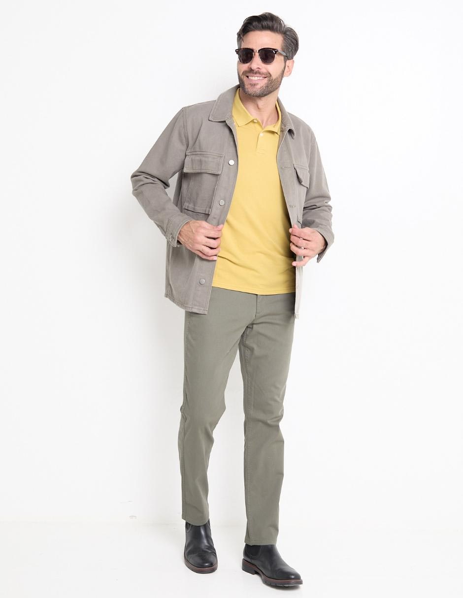 Pantalón straight de algodón para hombre 3