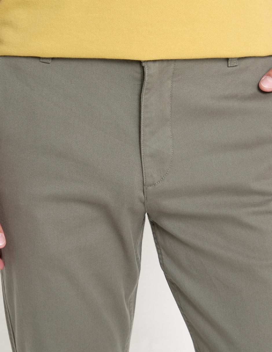 Pantalón straight de algodón para hombre 4