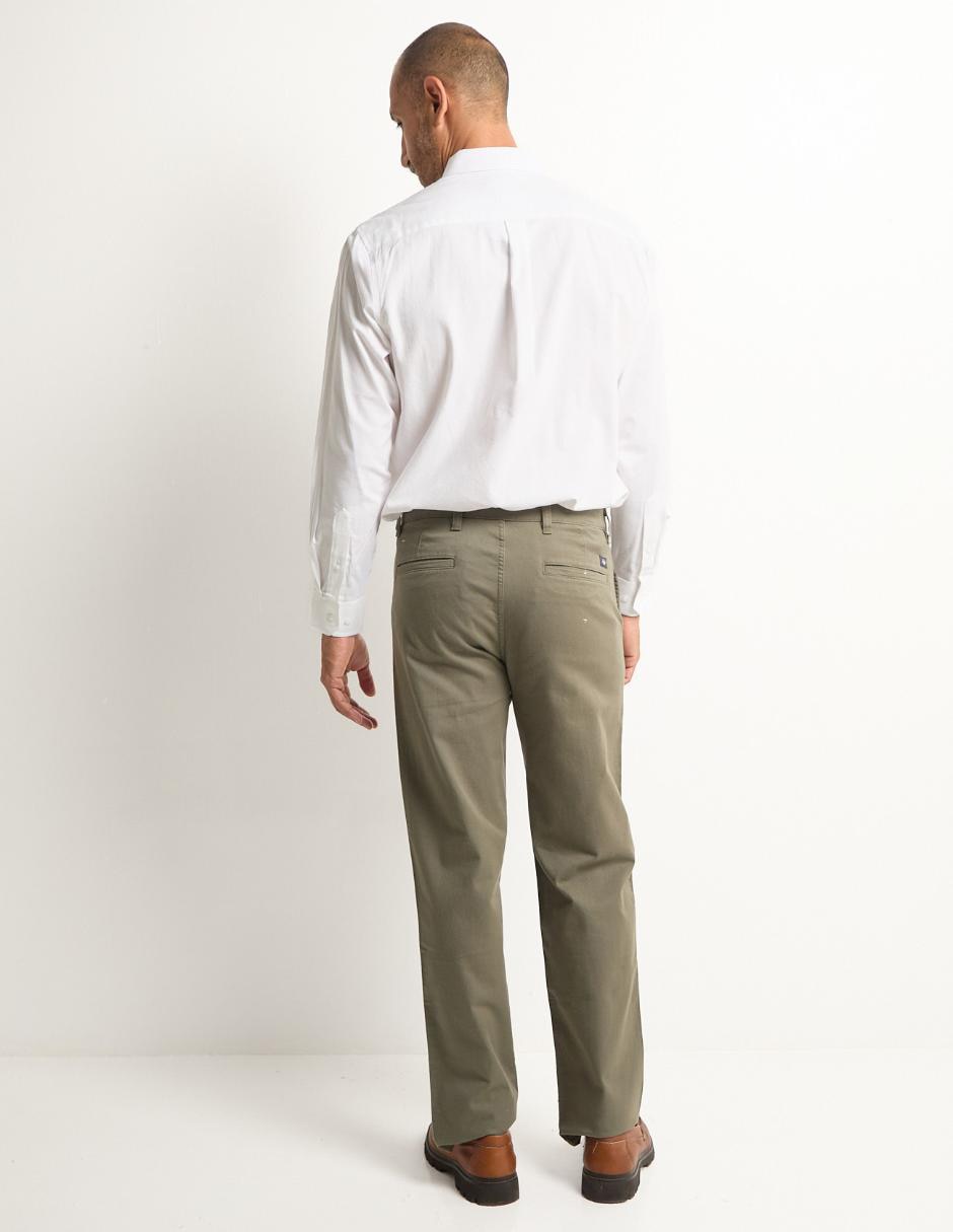 Pantalón straight de algodón para hombre 2