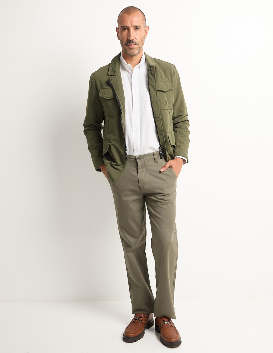 Pantalón straight de algodón para hombre 3