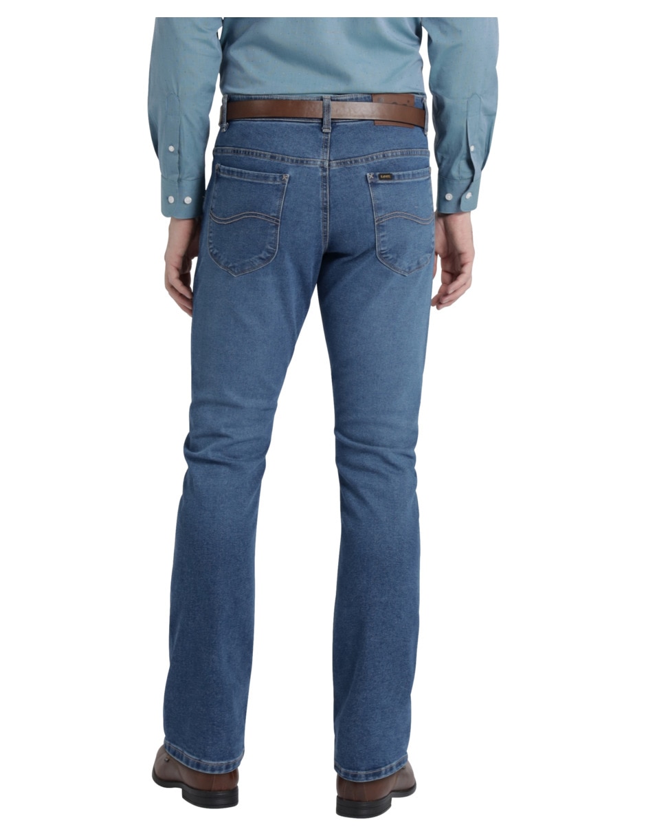Jeans slim lavado sand blast para hombre 5