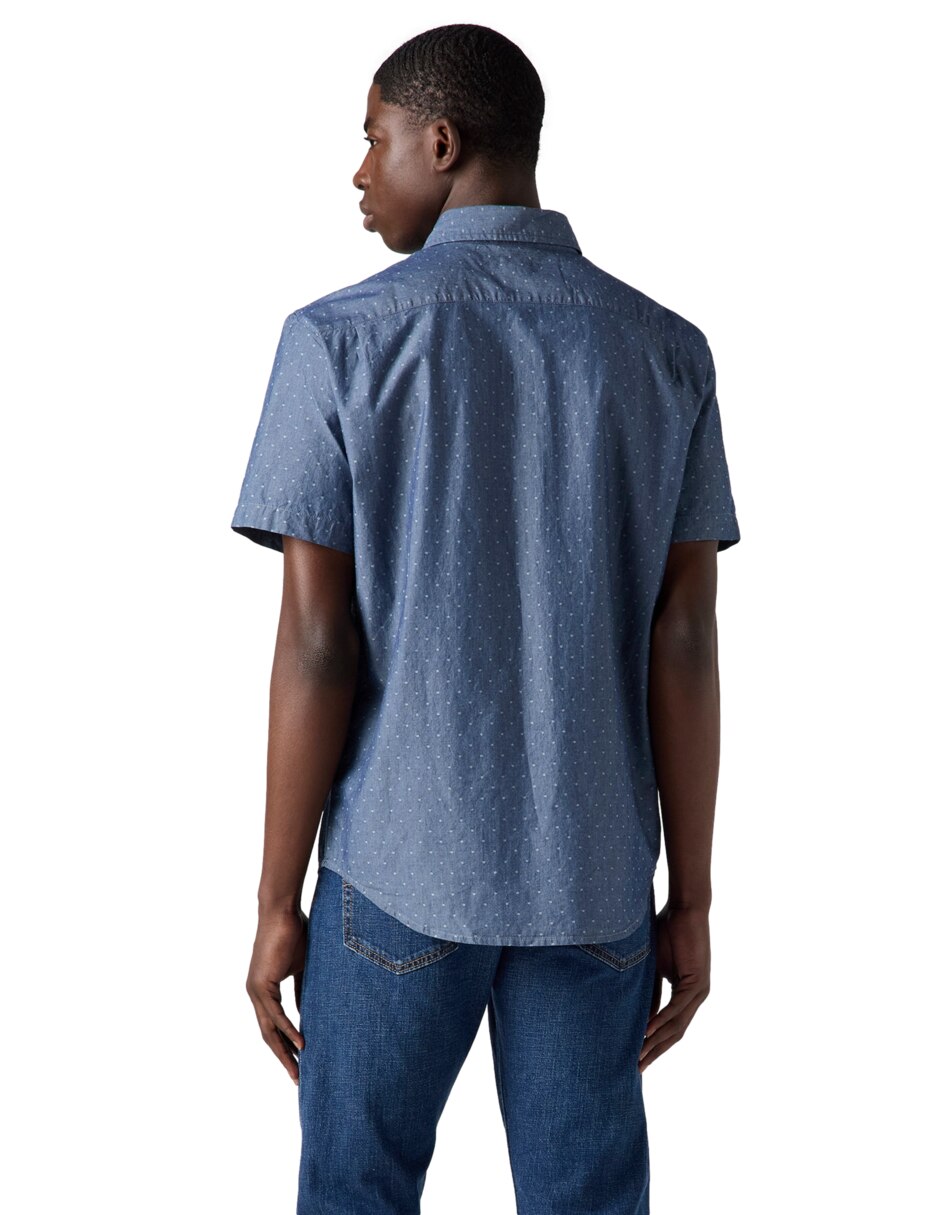 Camisa casual Levi's de algodón manga corta para hombre 3